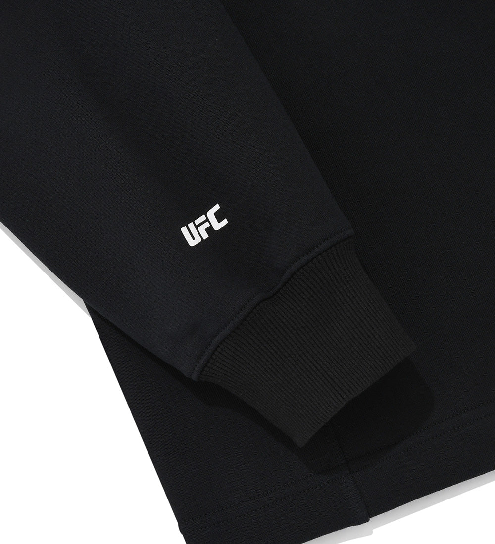 UFC Heart Oversized Hooded One-Piece, Black