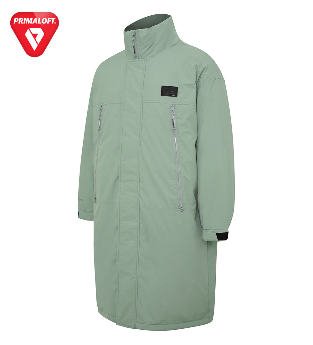 UFC PrimaLoft Oversized Long Down Jacket, Olive