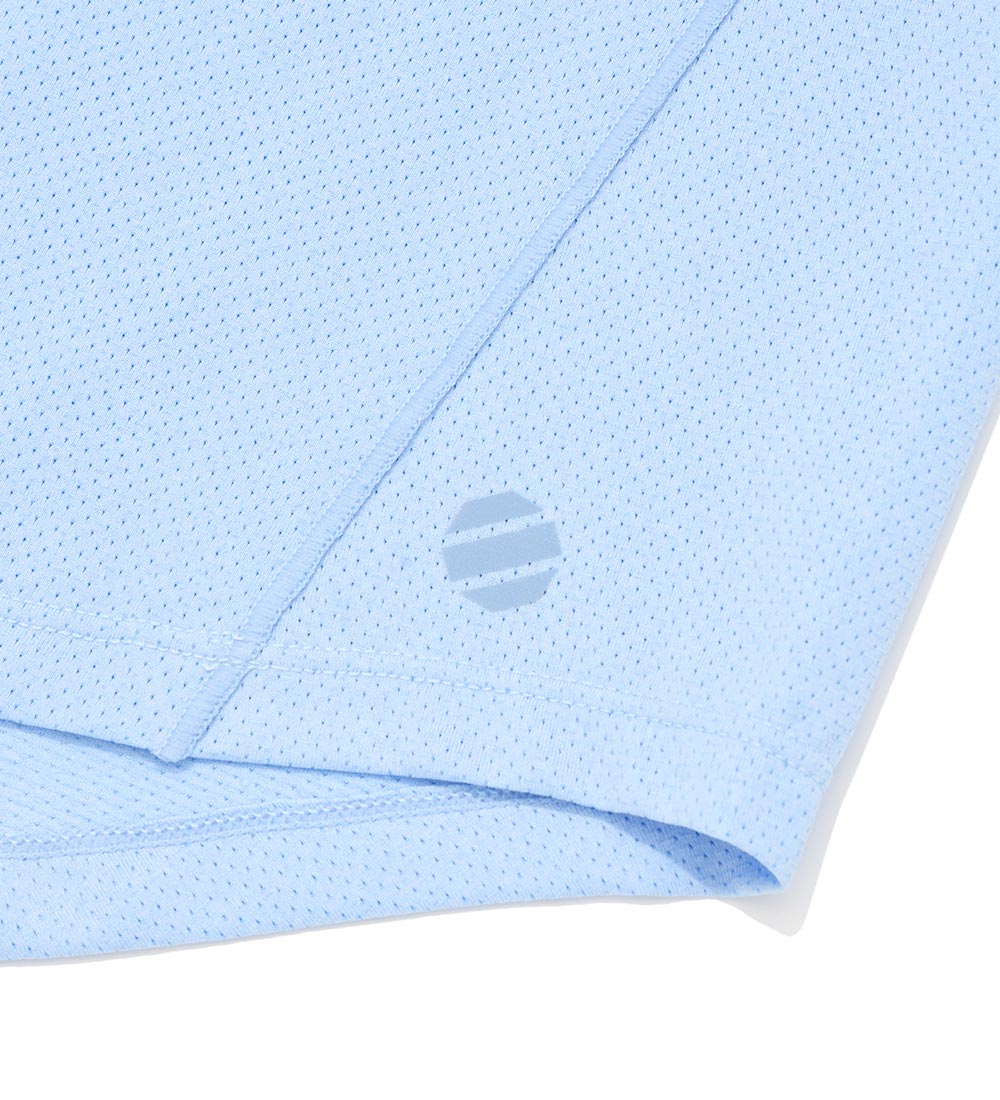 UFC Essential Mesh Regular Fit Short-Sleeve T-Shirt, Light Blue
