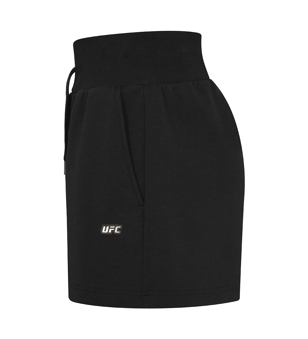 UFC Cozy Relaxed Fit Shorts, Black