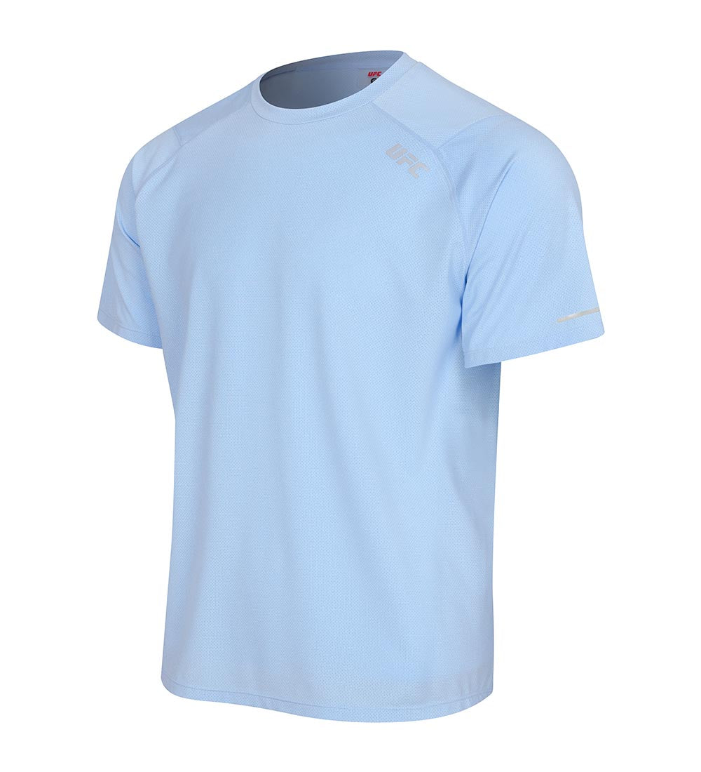 UFC Essential Mesh Regular Fit Short-Sleeve T-Shirt, Light Blue