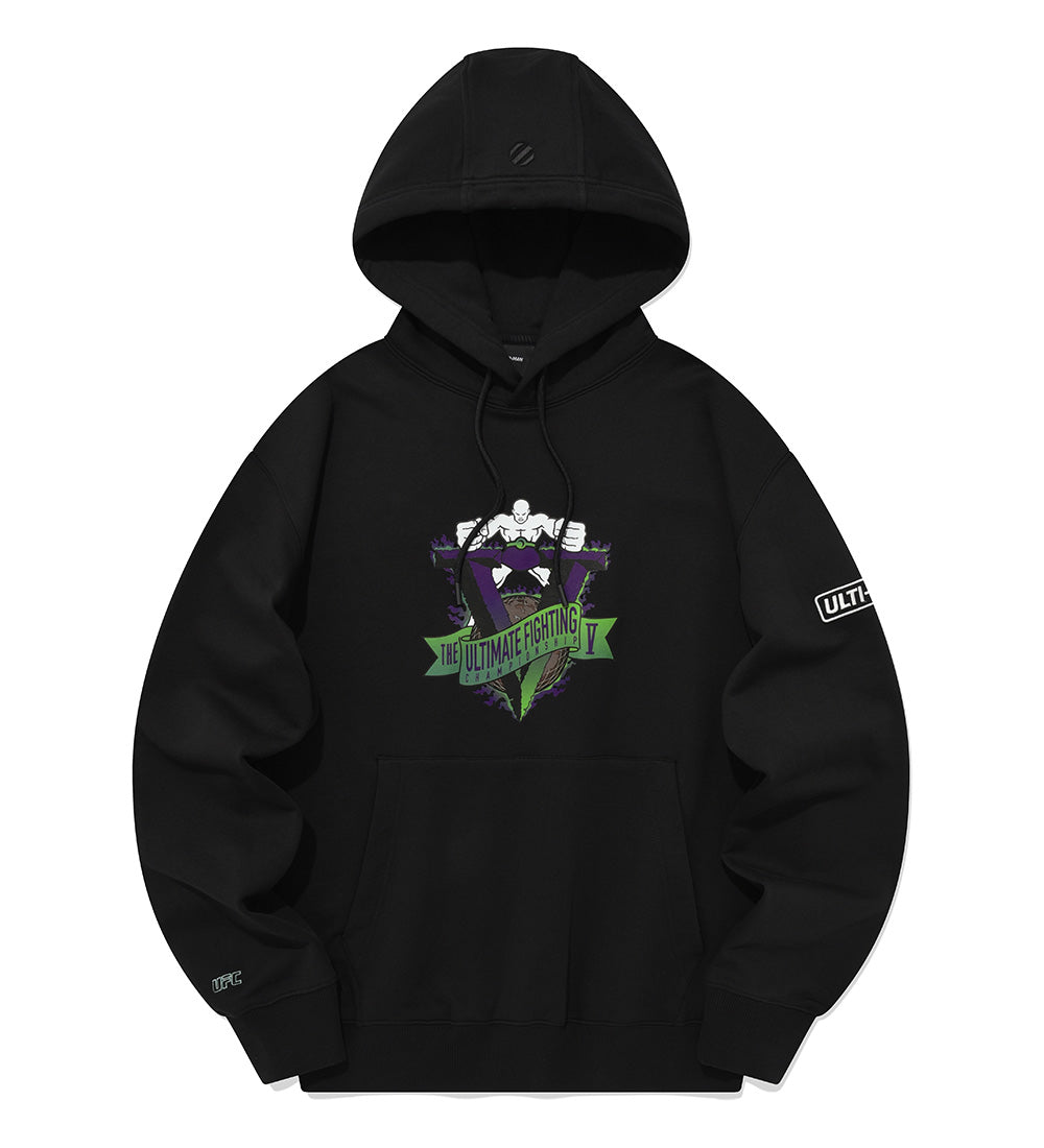 Ultiman Graphic Relaxed-Fit Hoodie, Black