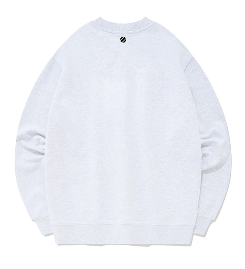 UFC Active Big Logo Relaxed-Fit Sweatshirt, White/Gray