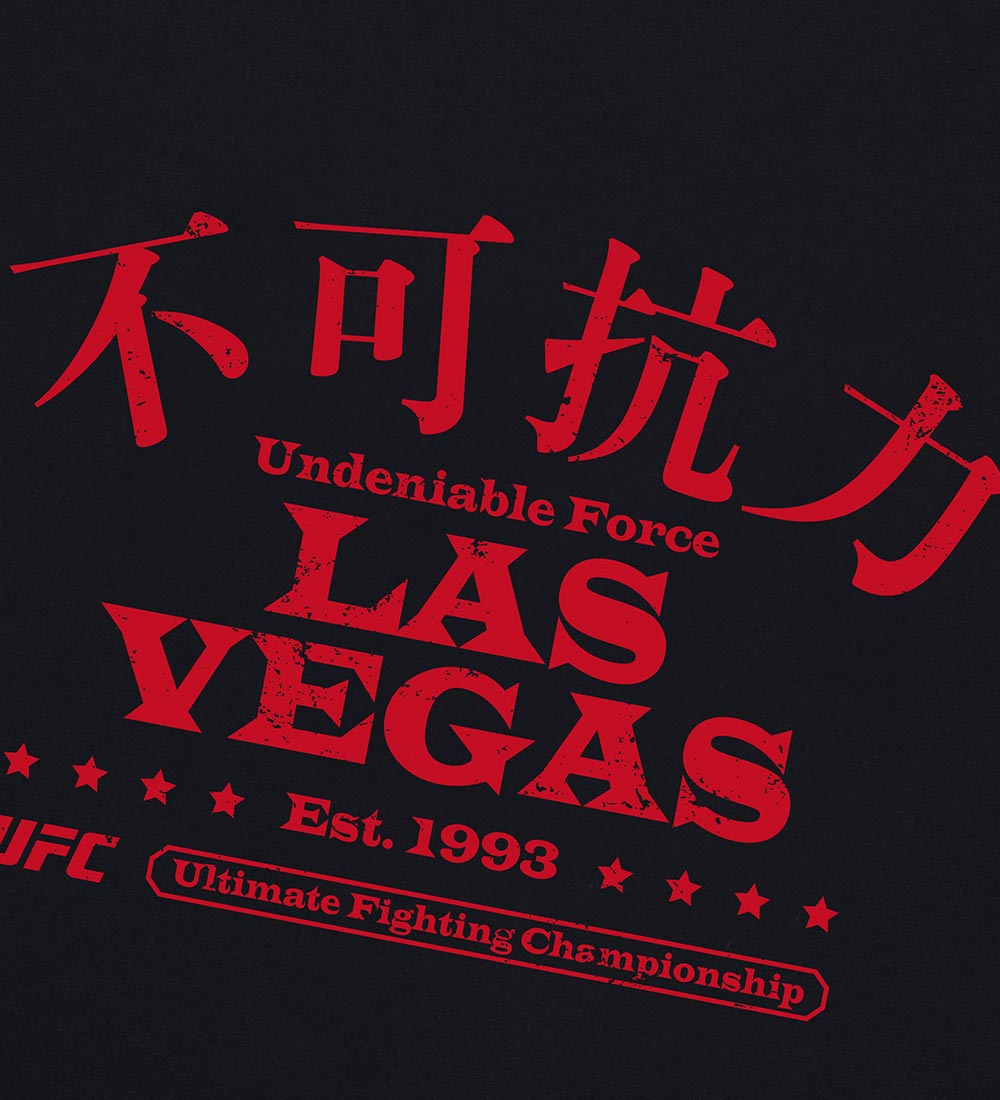UFC Force Majeure Relaxed Fit Short-Sleeve T-Shirt, Black