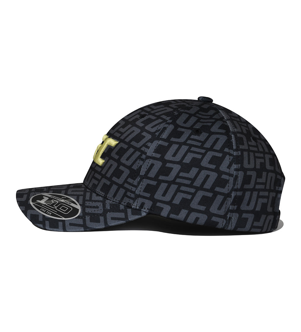 UFC Logo Monogram 110 Flex Fit Baseball Cap, Black