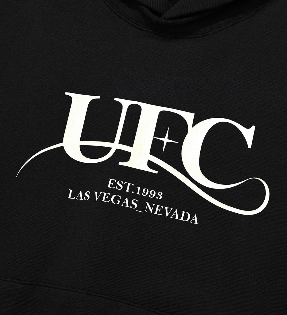UFC Starlight Relaxed Fit Hoodie - Black