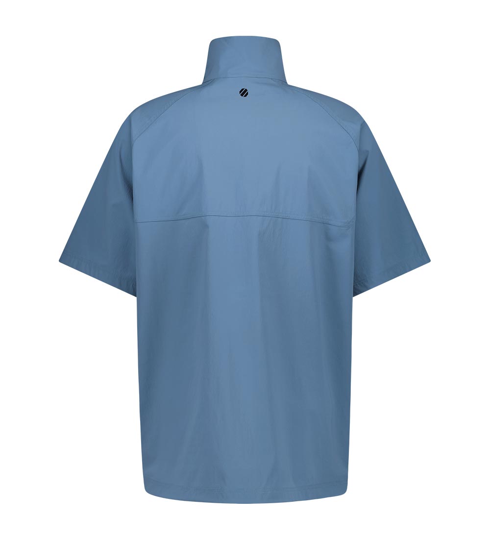UFC Basic Oversized Short-Sleeve Anorak Jacket, Dark Blue