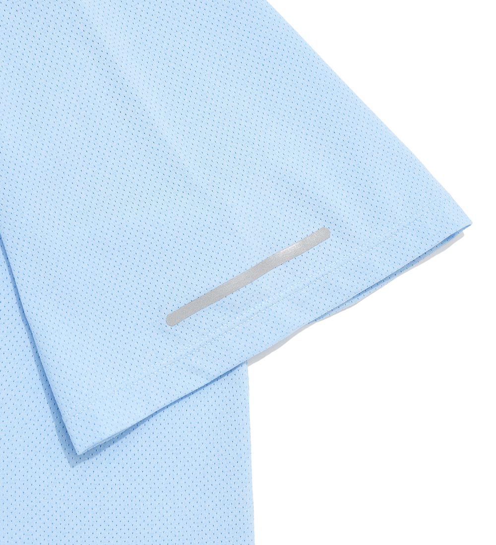 UFC Essential Mesh Regular Fit Short-Sleeve T-Shirt, Light Blue