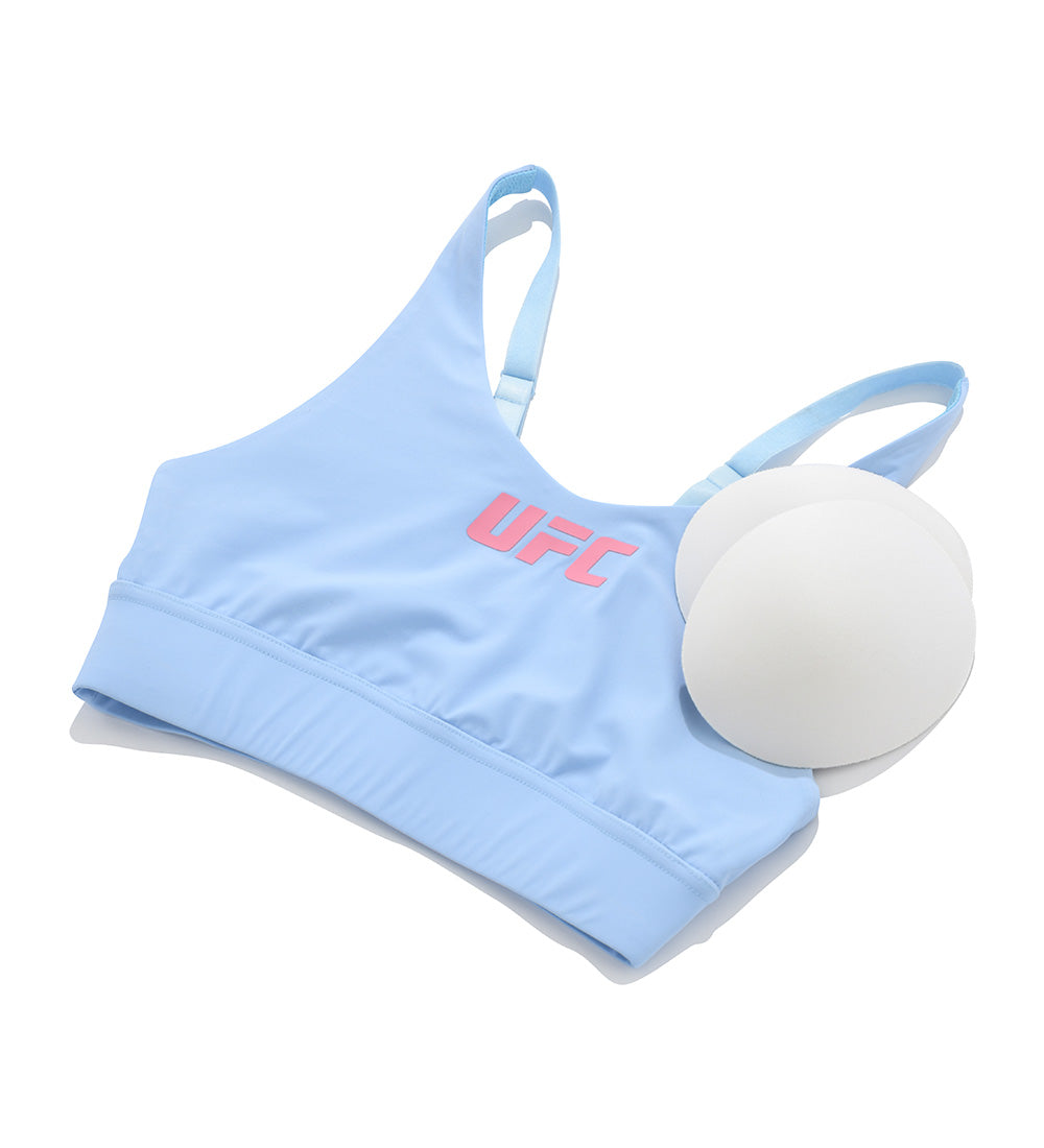 UFC Sports Top with Support, Sky Blue