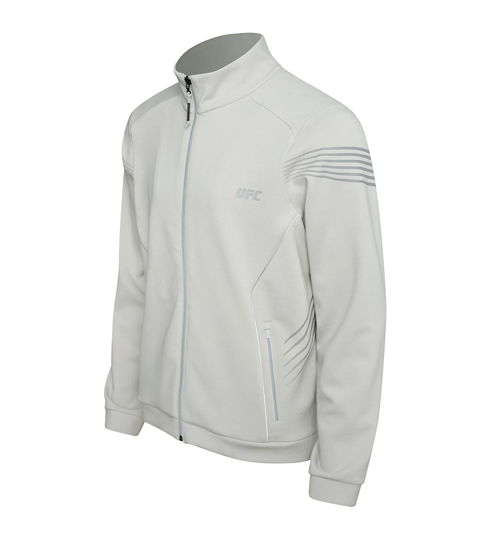 UFC Potent Slim-Fit Jacket, Light Gray