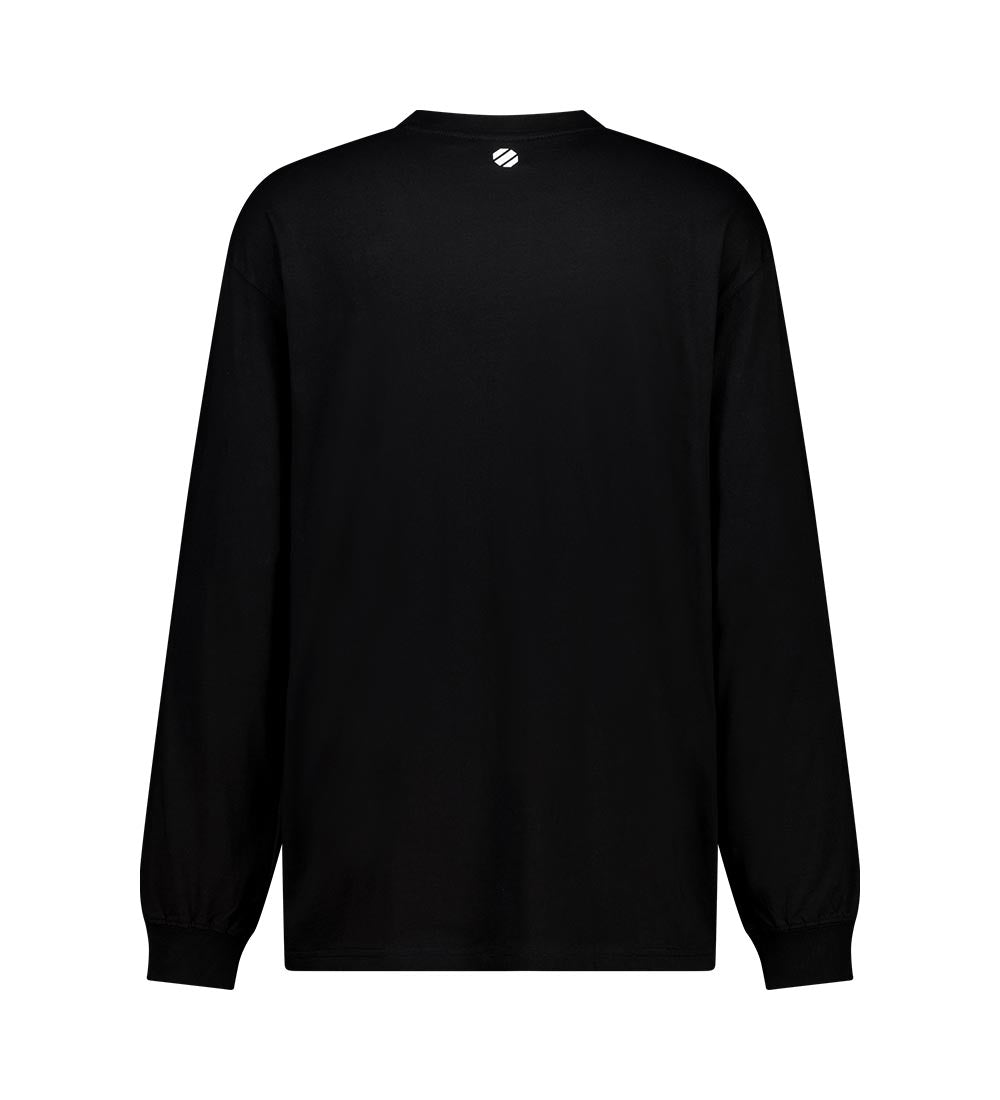 UFC Prime RelaxFit Long-Sleeve T-Shirt, Black