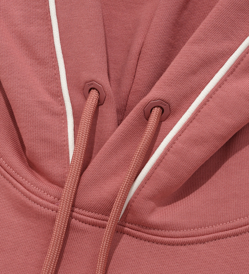 UFC Label Big Logo Relaxed-Fit Hoodie, Dusty Rose Pink