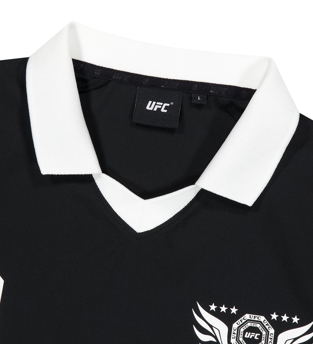 UFC Fight Relax Fit Pique T-Shirt, Black