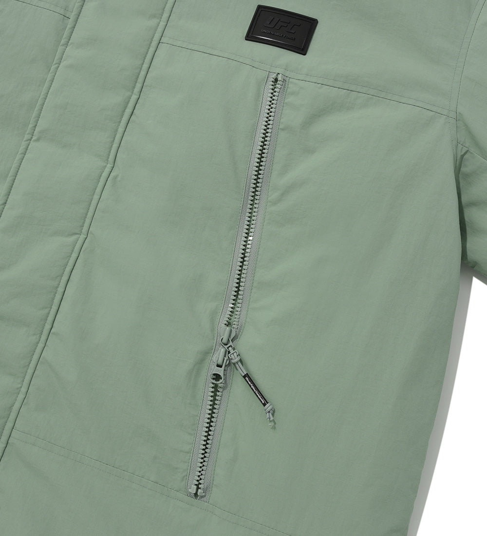 UFC PrimaLoft Oversized Long Down Jacket, Olive