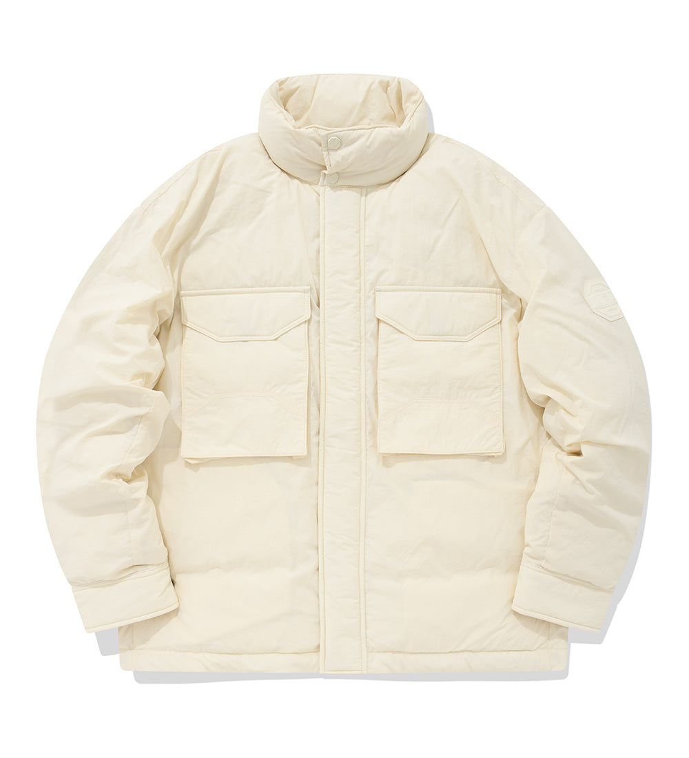 UFC Winter Guard Relax Fit Goose Down Jacket, Ivory