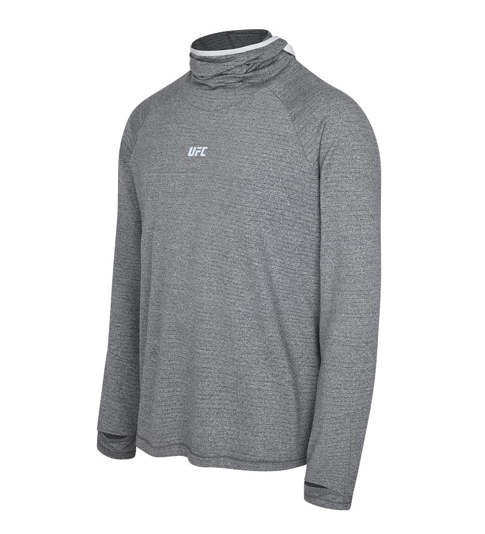 UFC Shield Regular Fit Hoodie, Melange Gray