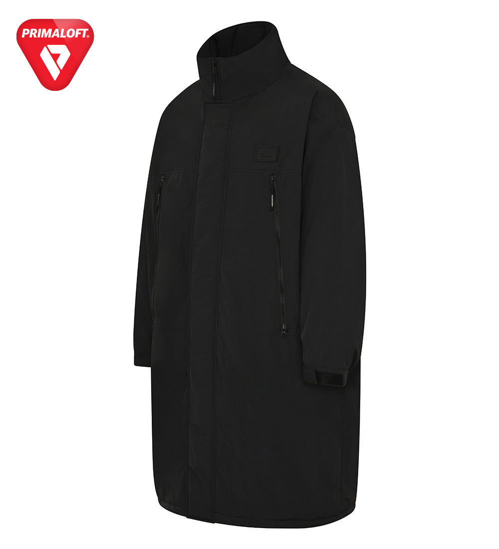 UFC PrimaLoft Oversized Long Down Jacket, Black