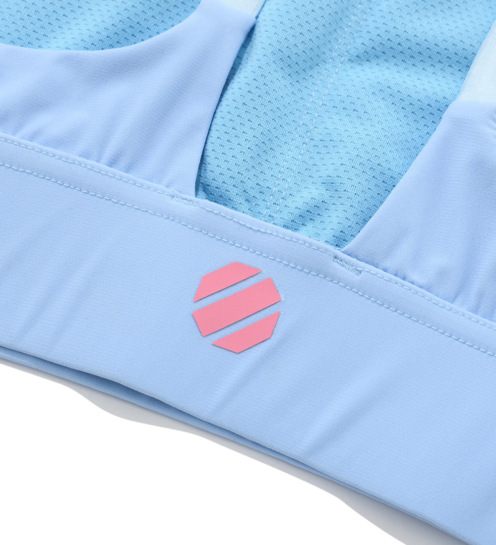 UFC Sports Top with Support, Sky Blue