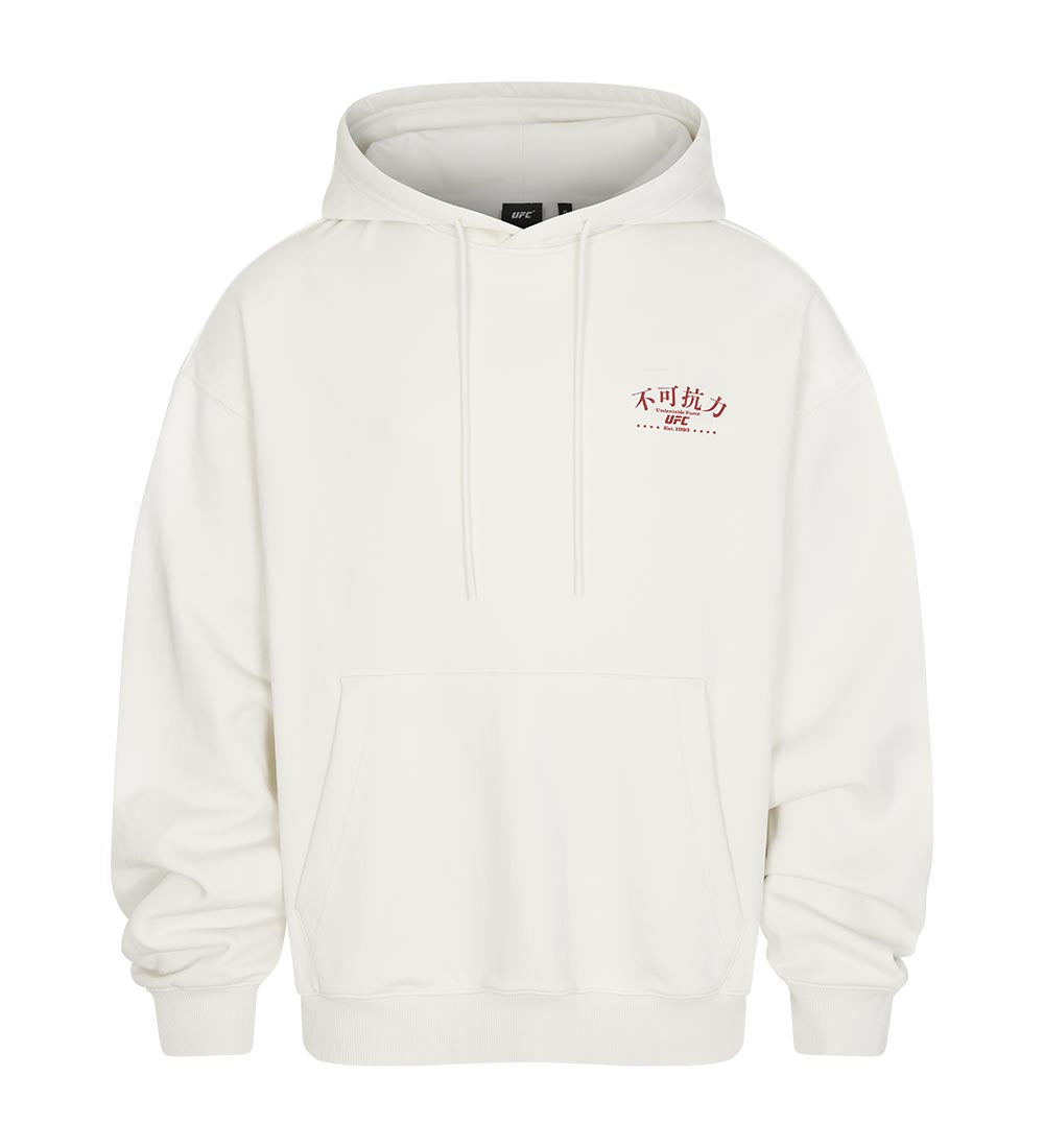 UFC Force Majeure Oversized Hoodie Off-White