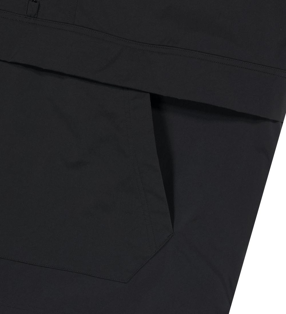 UFC Basic Short-Sleeved Anorak Jacket, Relaxed Fit, Black