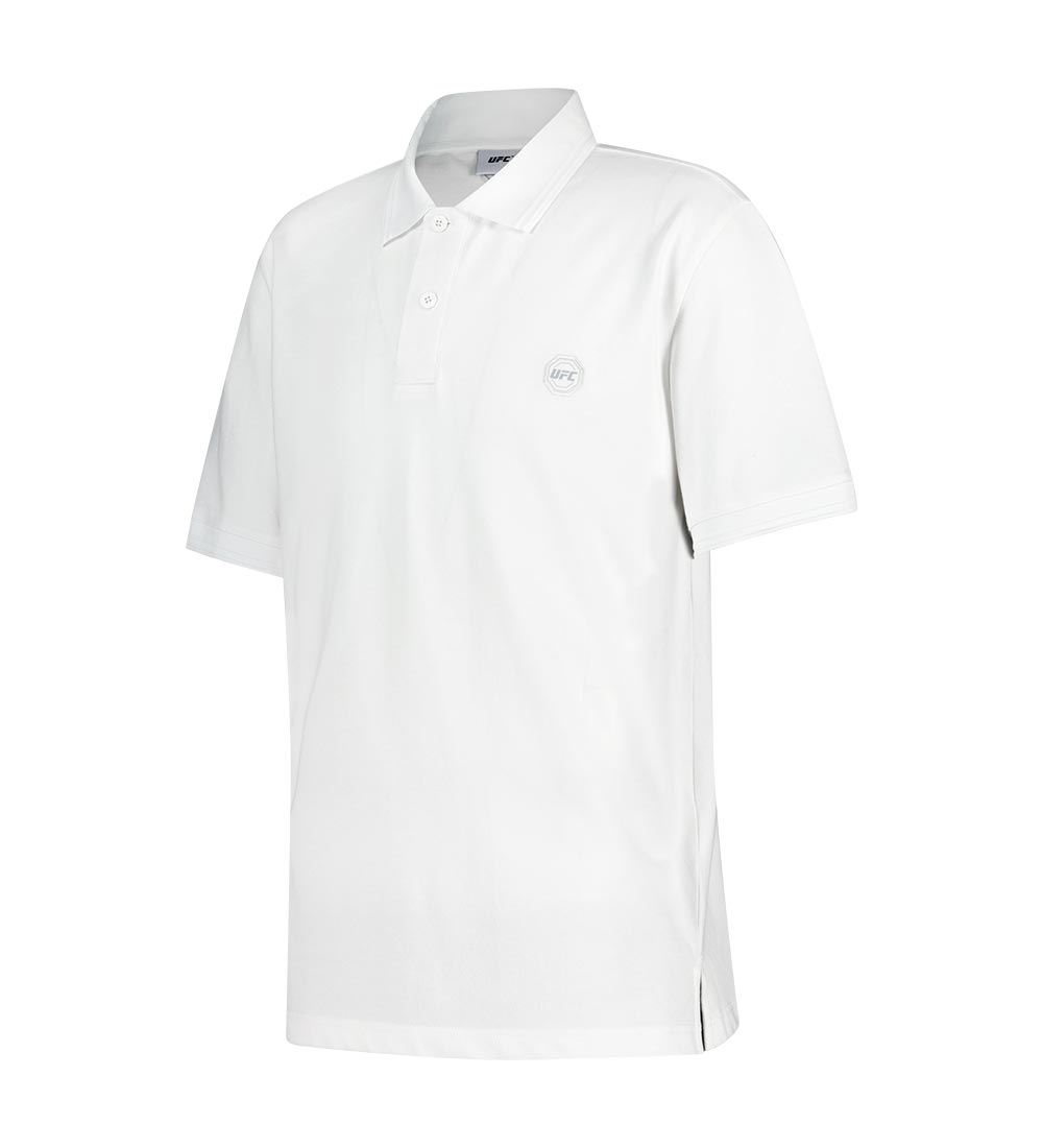 UFC Basic Pique T-Shirt, Regular Fit, White