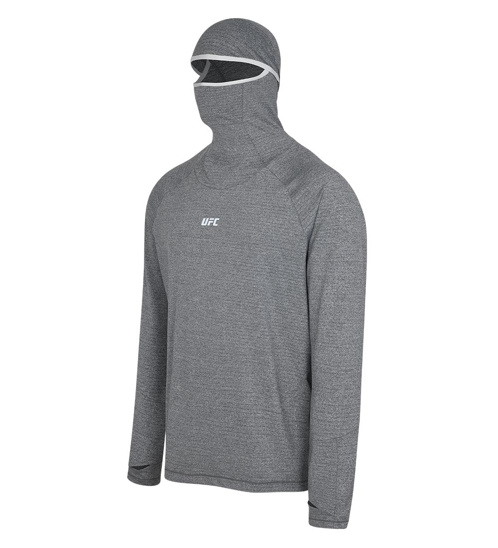 UFC Shield Regular Fit Hoodie, Melange Gray