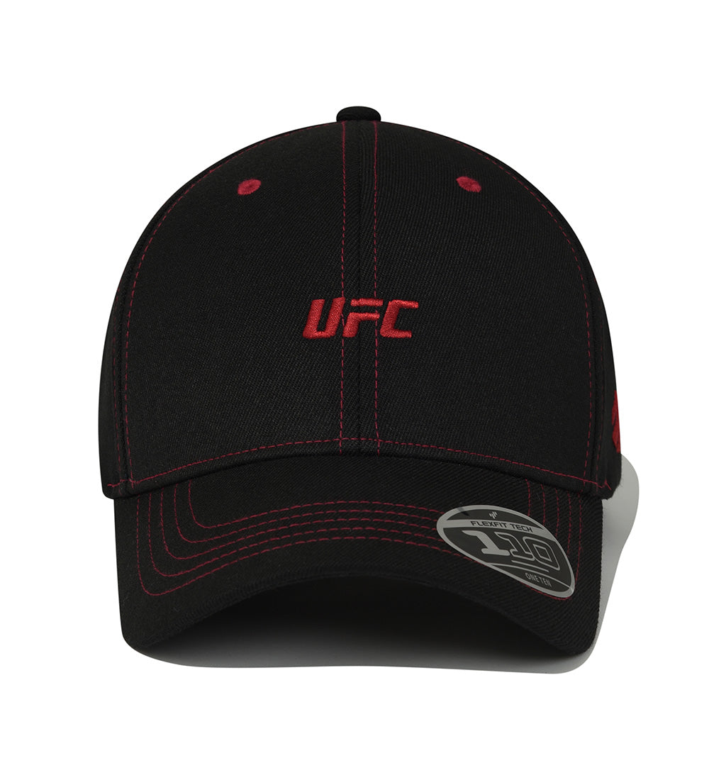 UFC Blaze Small Logo 110 Flex Fit Baseball Cap, Black