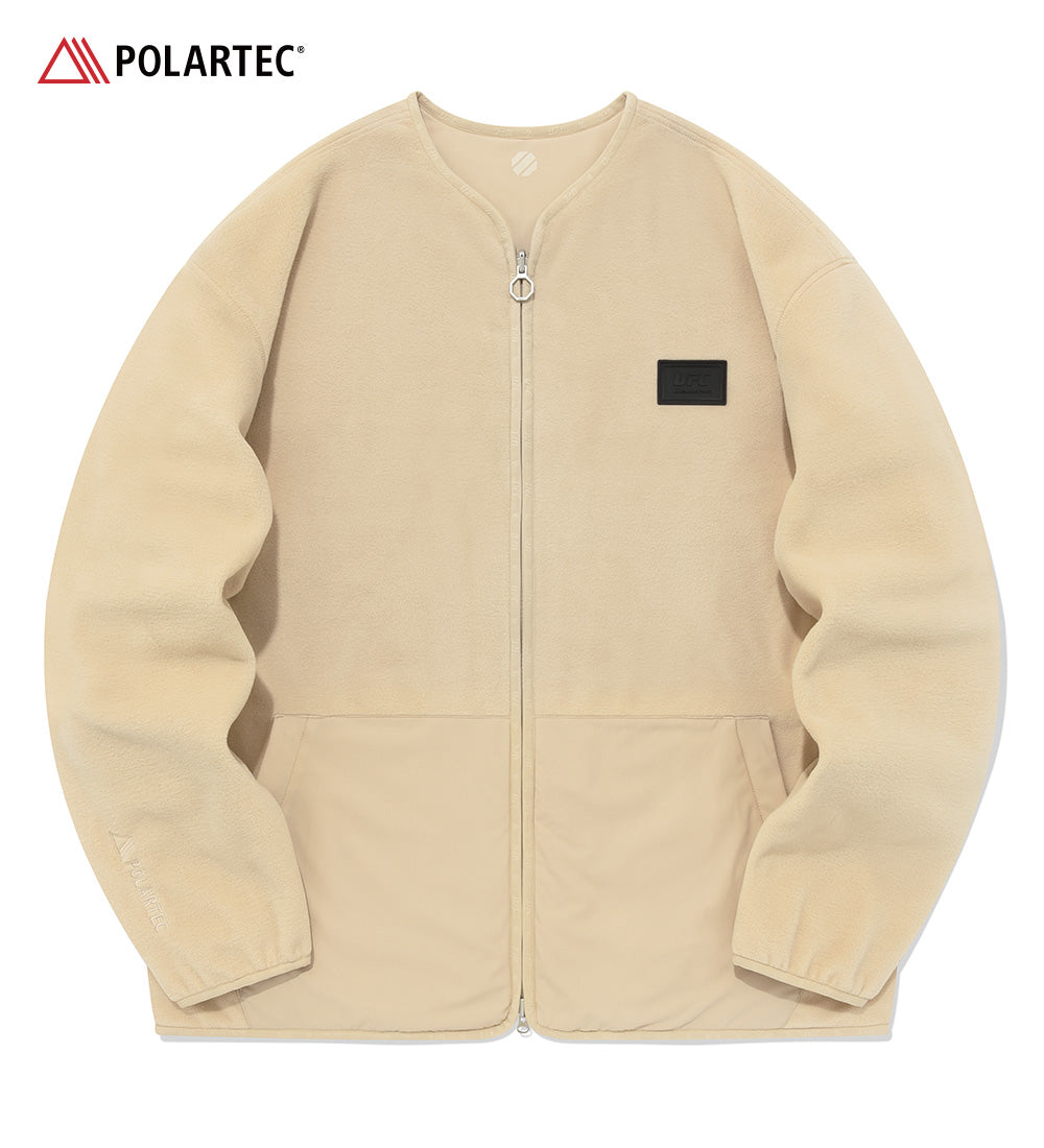 UFC Polartec Relax Fit Reversible Fleece Jacket, Beige