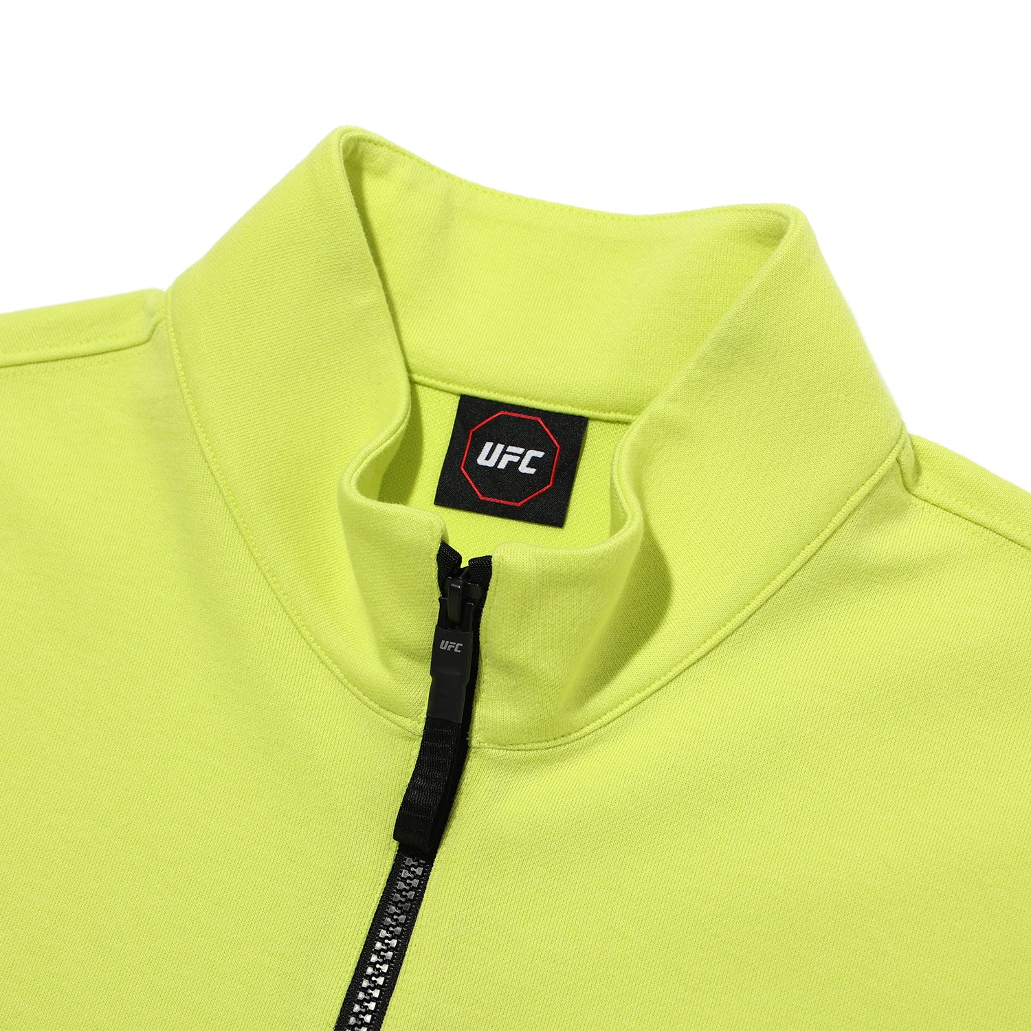 UFC Las Vegas Half-Zip Short-Sleeve Sweatshirt, Lime