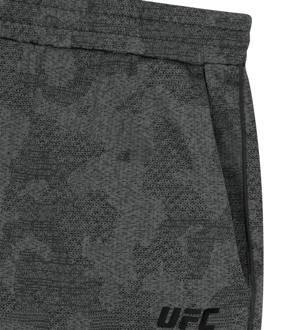 UFC Camouflage Loose-Fit Shorts, 7 inches, Charcoal Gray