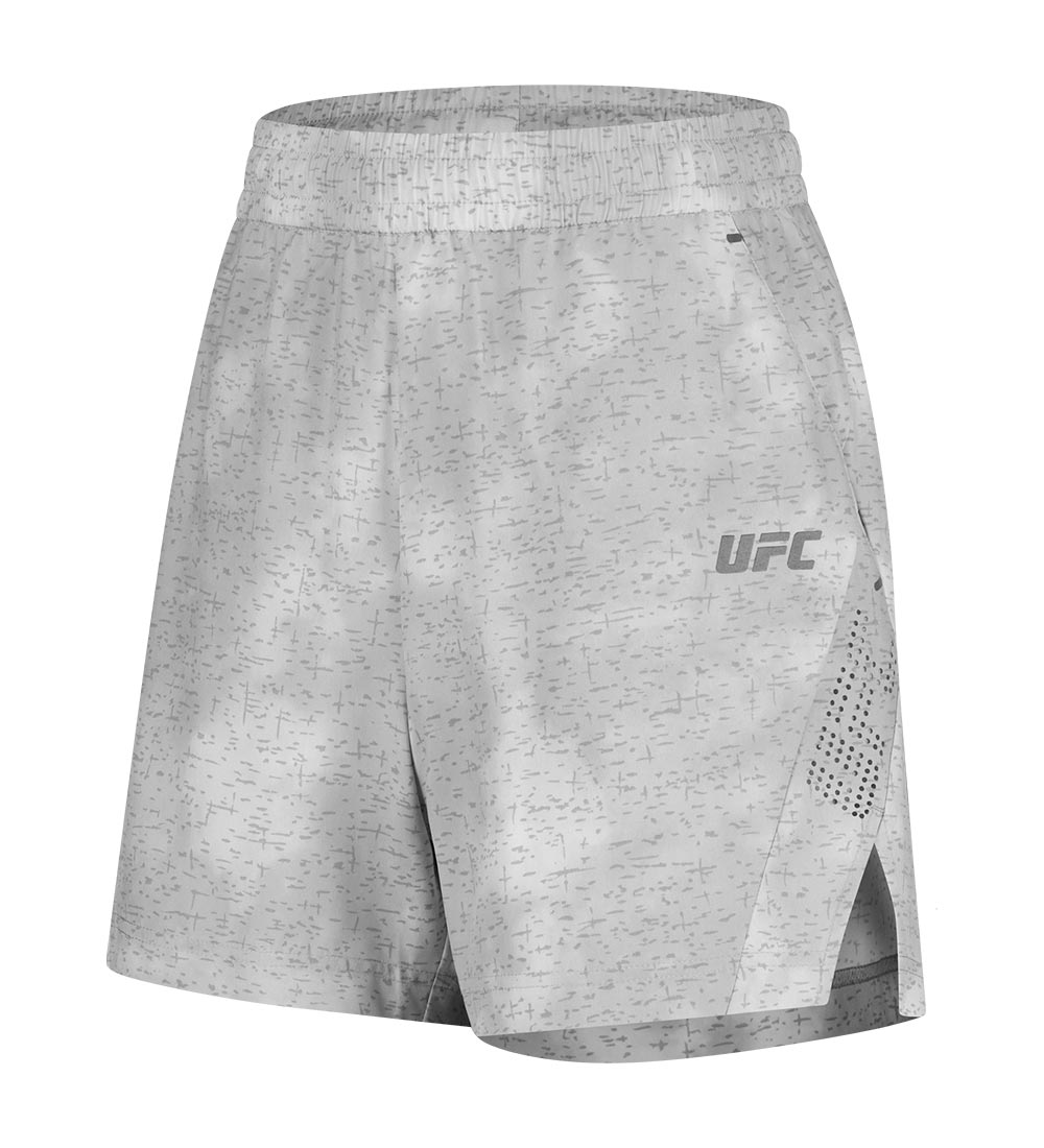 UFC Zero 100 Relax Fit Reflective Shorts, Gray