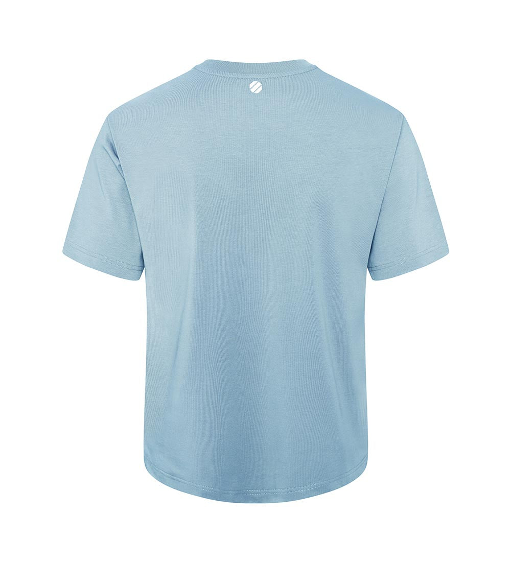 UFC Sorona Relaxed-Fit Short-Sleeve T-Shirt, Light Blue