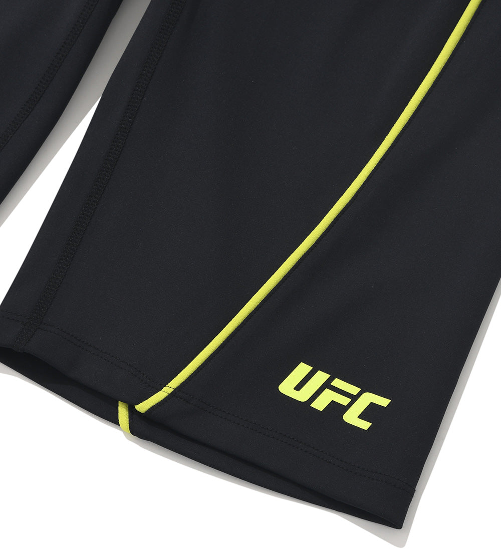 UFC Pro Slim-Fit Biker Shorts, Black