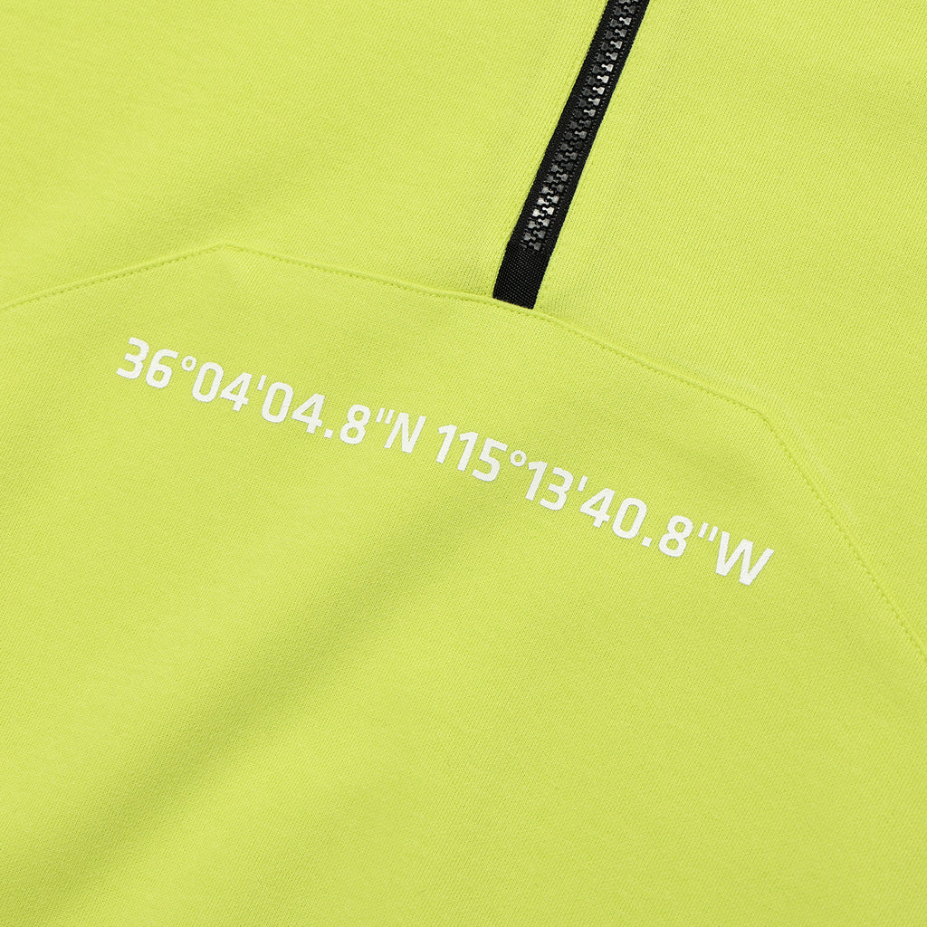 UFC Las Vegas Half-Zip Short-Sleeve Sweatshirt, Lime