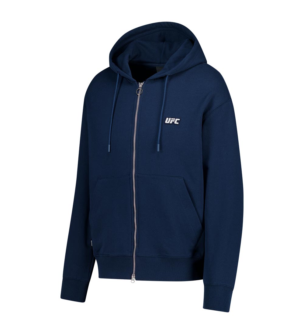 UFC Basic Relaxed Fit Hoodie, Dark Blue