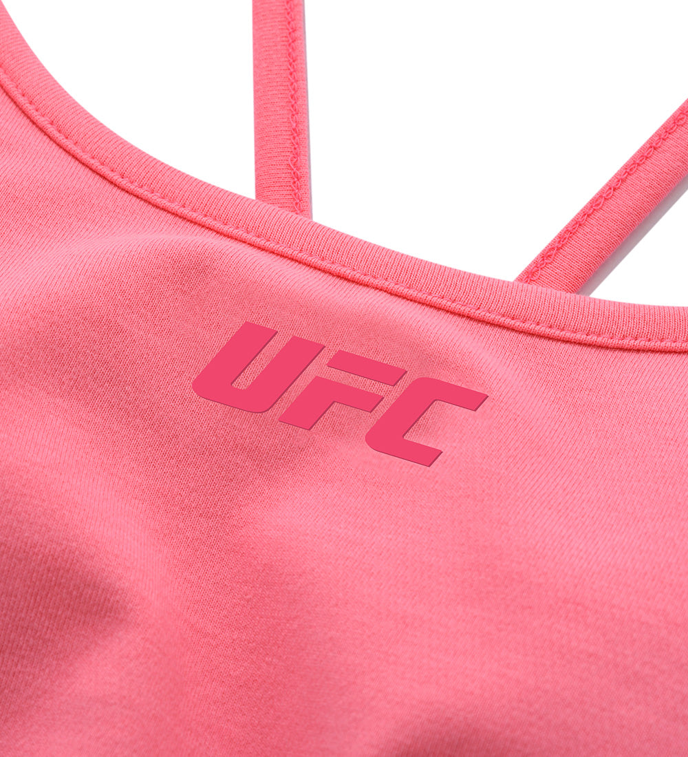 UFC Basic Cropped Sleeveless Top, Pink