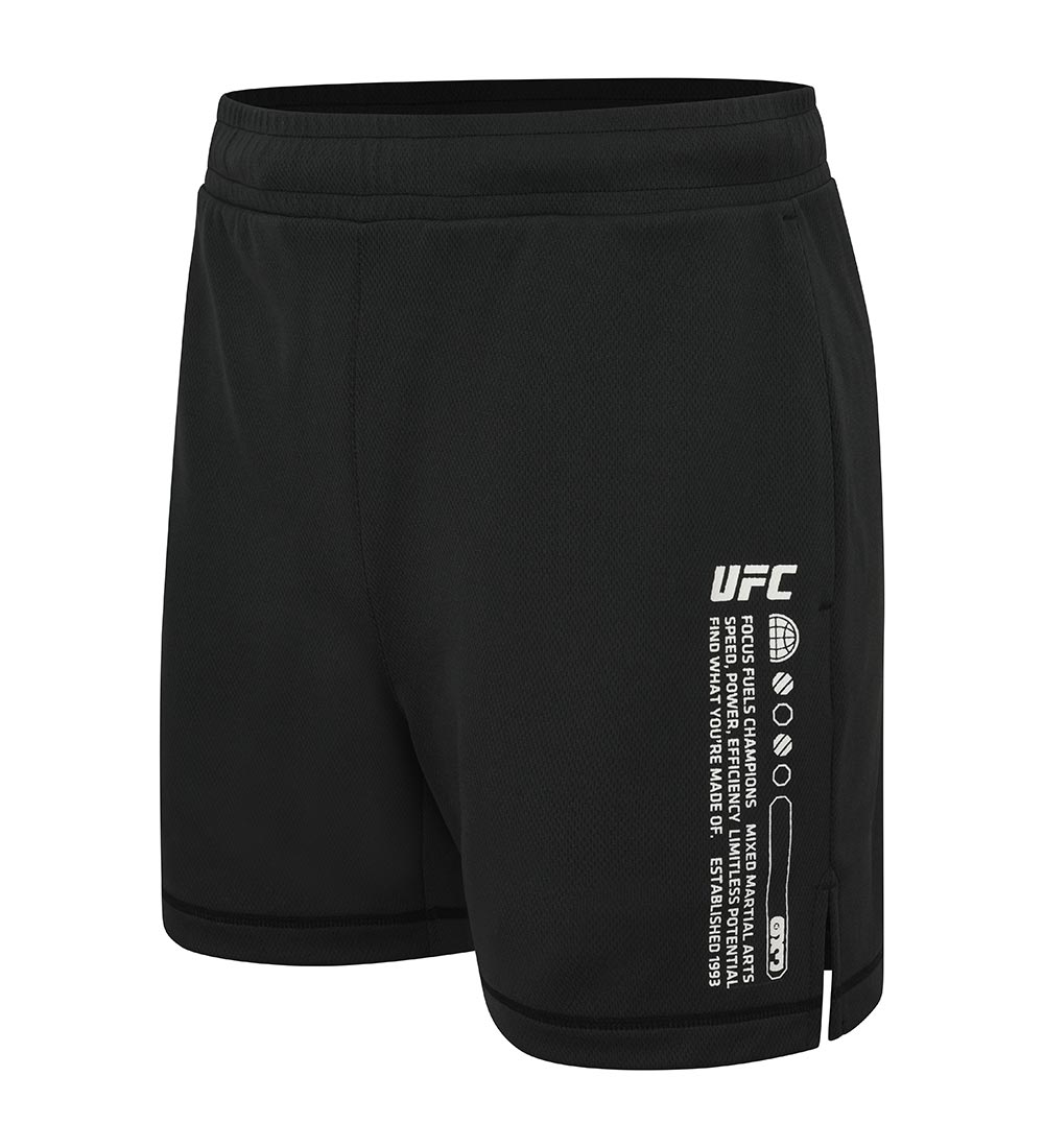 UFC Mesh Relaxed-Fit Shorts, 5 Inches, Black