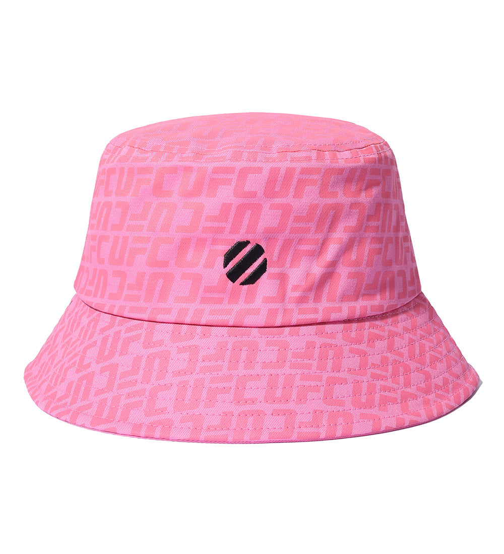 UFC Logo Monogram Bucket Hat - Pink