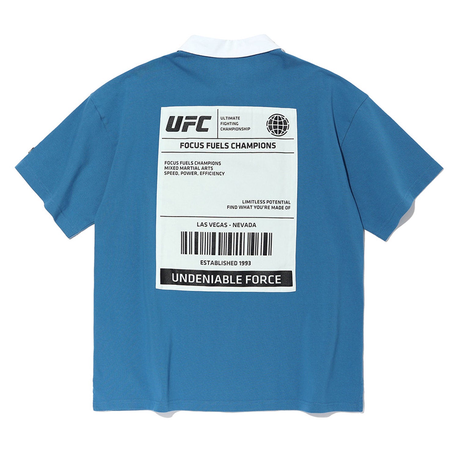 UFC Rugby Polo Blue