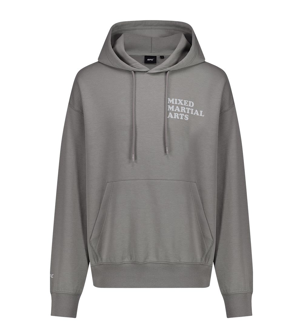 UFC MMA Oversized Hoodie, Ash Khaki