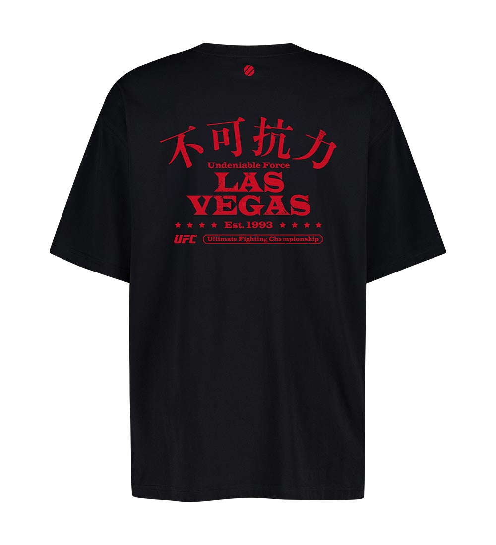 UFC Force Majeure Relaxed Fit Short-Sleeve T-Shirt, Black