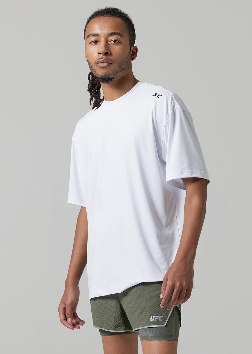 UFC AeroCool Regular Fit Short-Sleeve T-Shirt, White