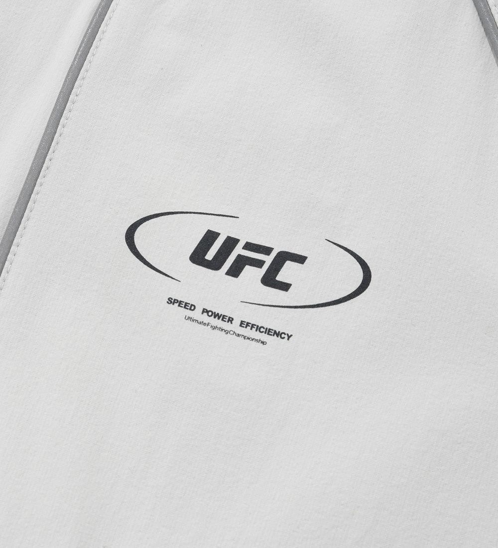 UFC Training Regular Fit Stretch Wind Jacket, Light Gray