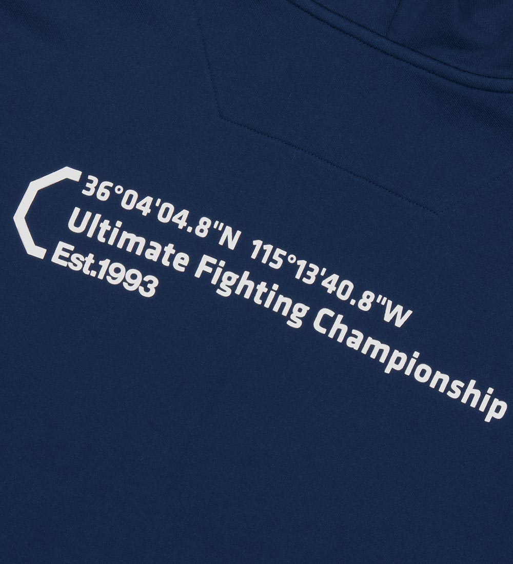 UFC Basic Relaxed Fit Hoodie, Dark Blue