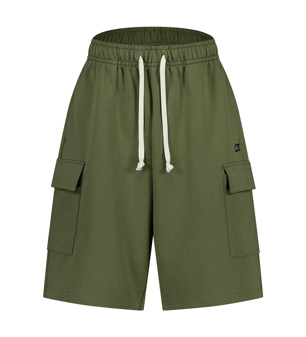 UFC Cargo-Style Bermuda Shorts for Training, Khaki