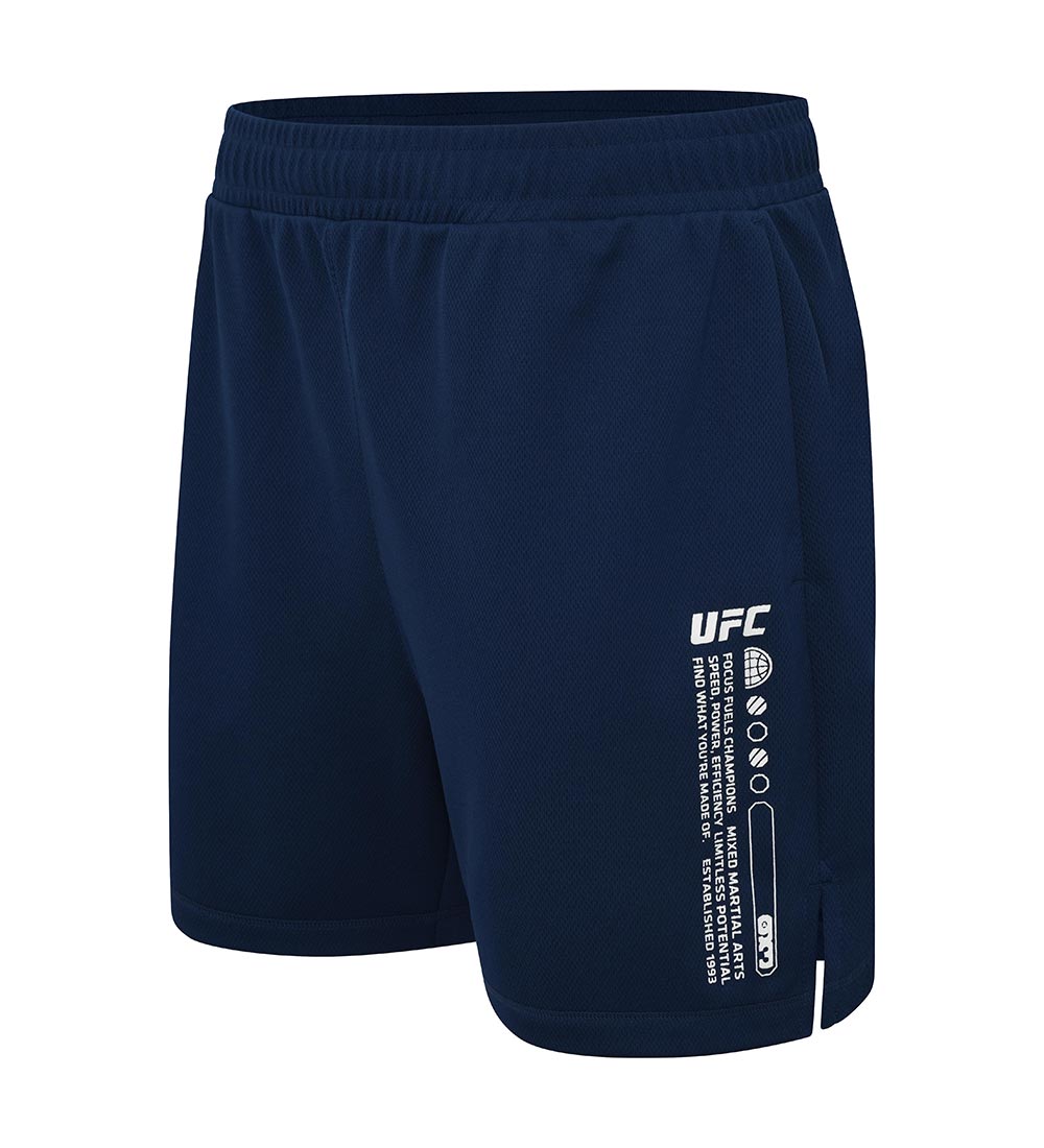 UFC Mesh Relaxed-Fit Shorts, 5 Inches, Navy