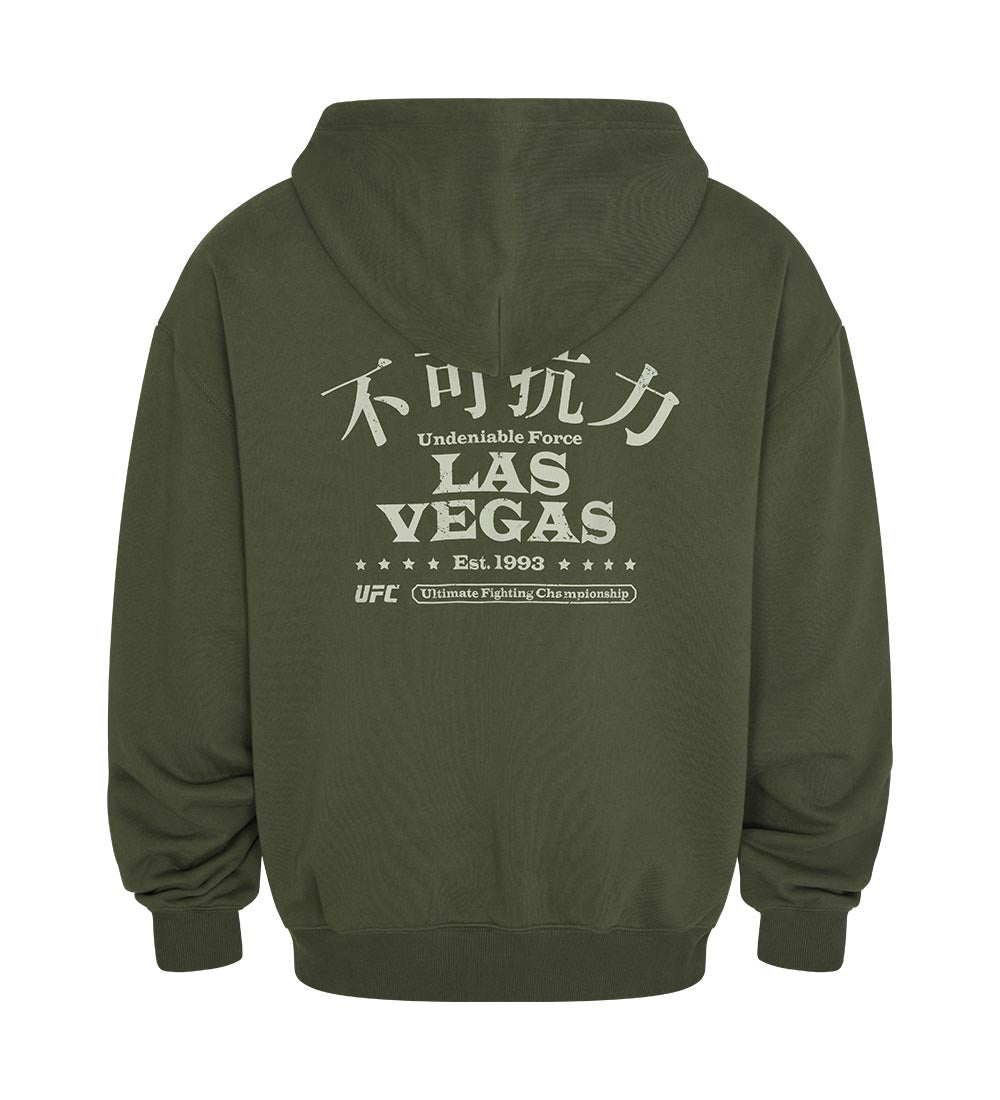 UFC Force Majeure Oversized Hoodie, Dark Khaki