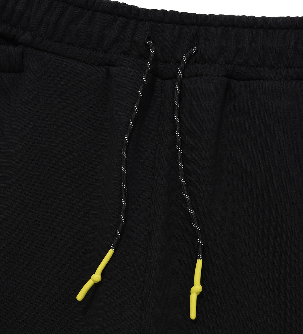 UFC Basic Wide-Leg Pants with Slits, Black