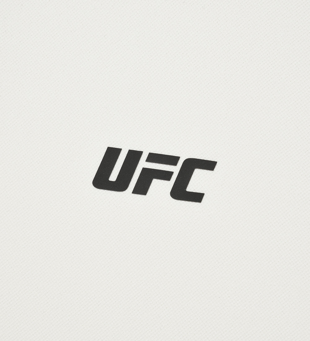 UFC Essential+ Straight-Cut Pique T-Shirt, Off-White