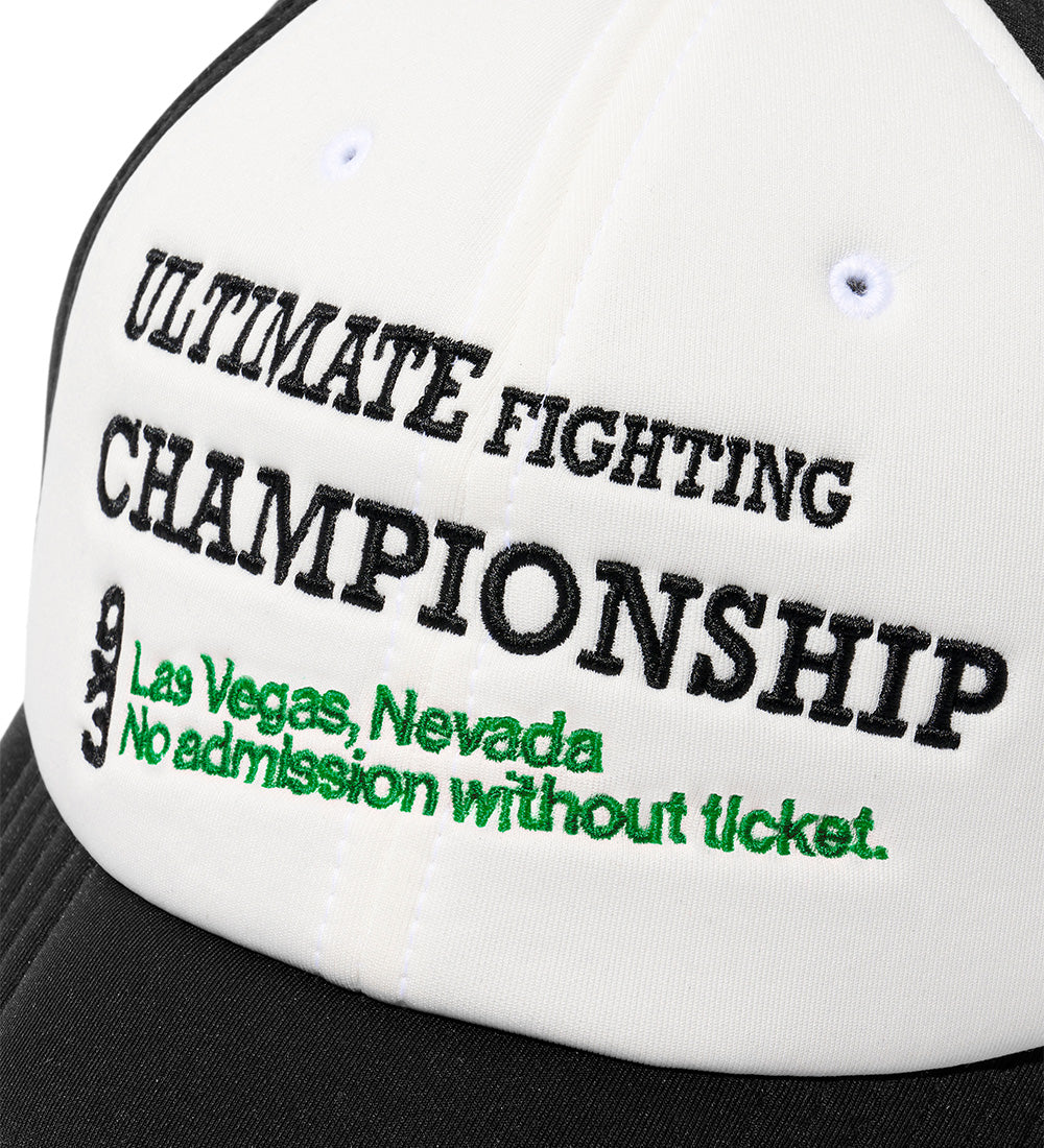 UFC Worded Trucker Cap, Black